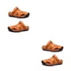 thumbnail image 2 of Sandalias de cuero Qarigey Hombre Transpirables Impermeables Color Sólido, 2 of 6