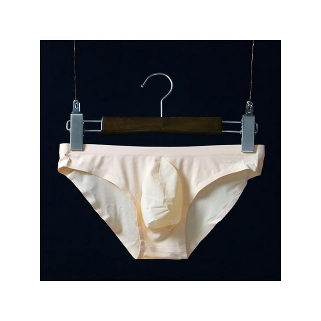Culottes pour Hommes Culottes Triangle Sans Couture en Soie Glacée Taille Basse Séchage Rapide Shorts