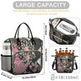 thumbnail image 5 of Pioneer Flower Floral Print Pattern Womens Lunch Box for Work,Insulated Large Lunch Bag for Tween and Teen,Loncheras Para Mujer,Leakproof Adult Lunch Bag for Work,Beach,Travel,Picnic,Camping, 5 of 7