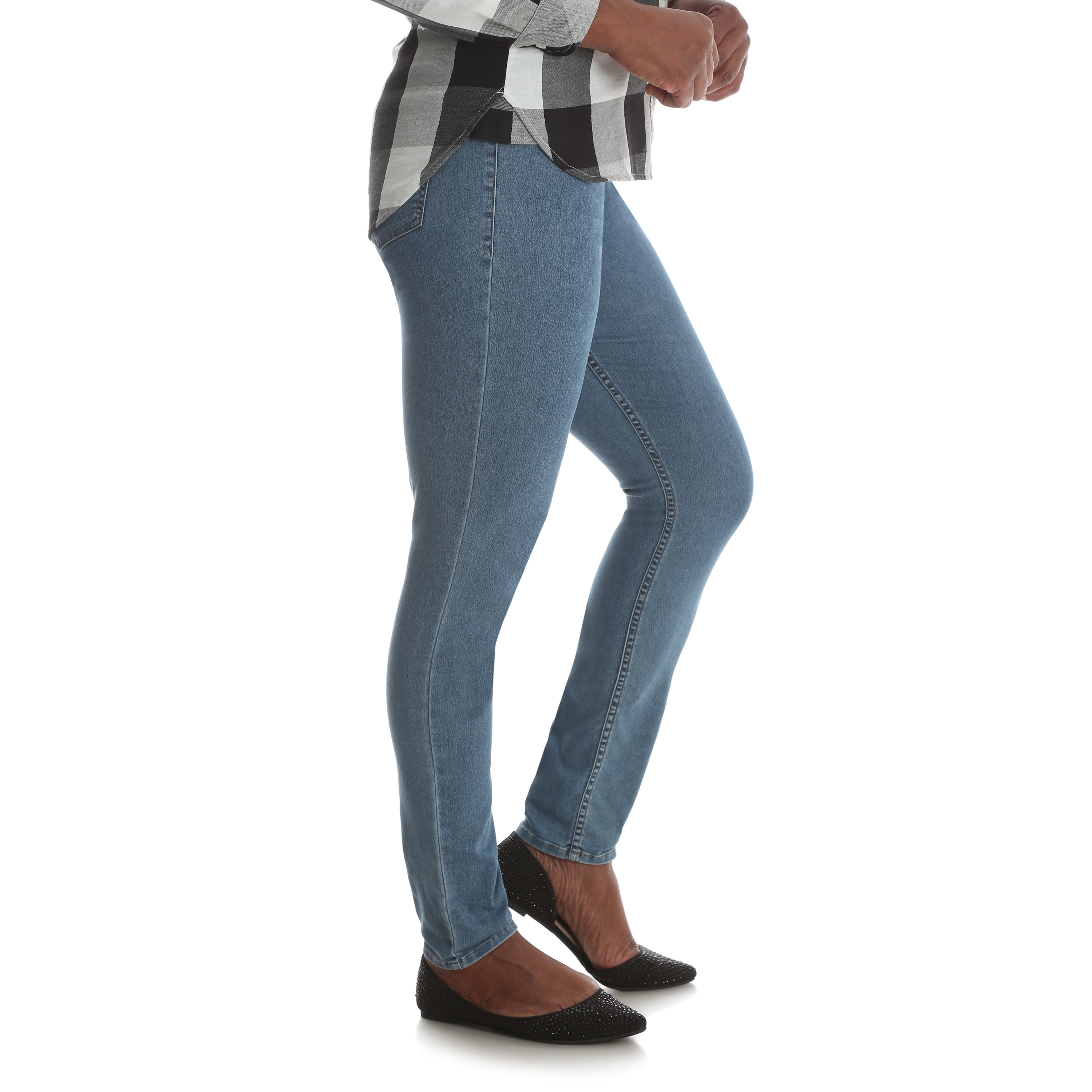 lee riders women's pull on denim jegging