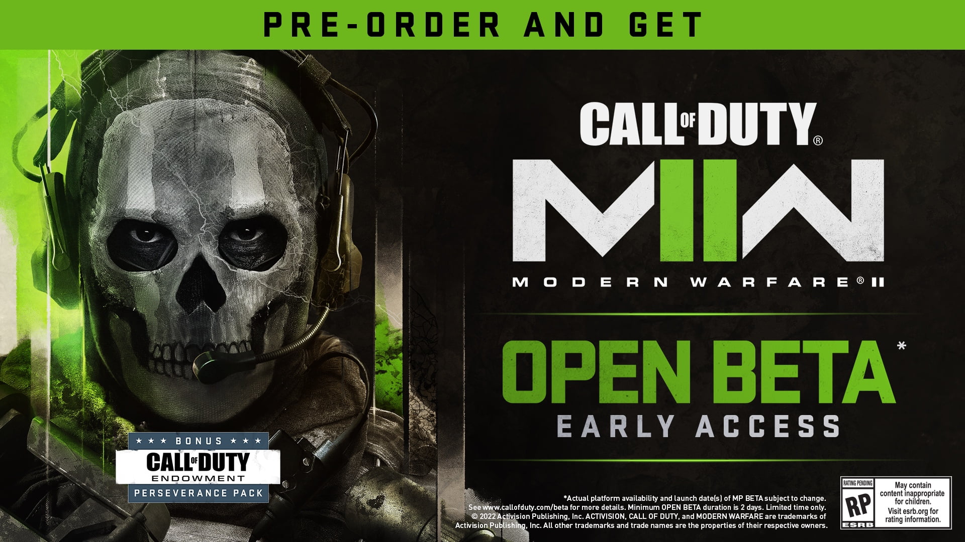 Call of Duty®: Modern Warfare® II Is Now Available for Pre-order