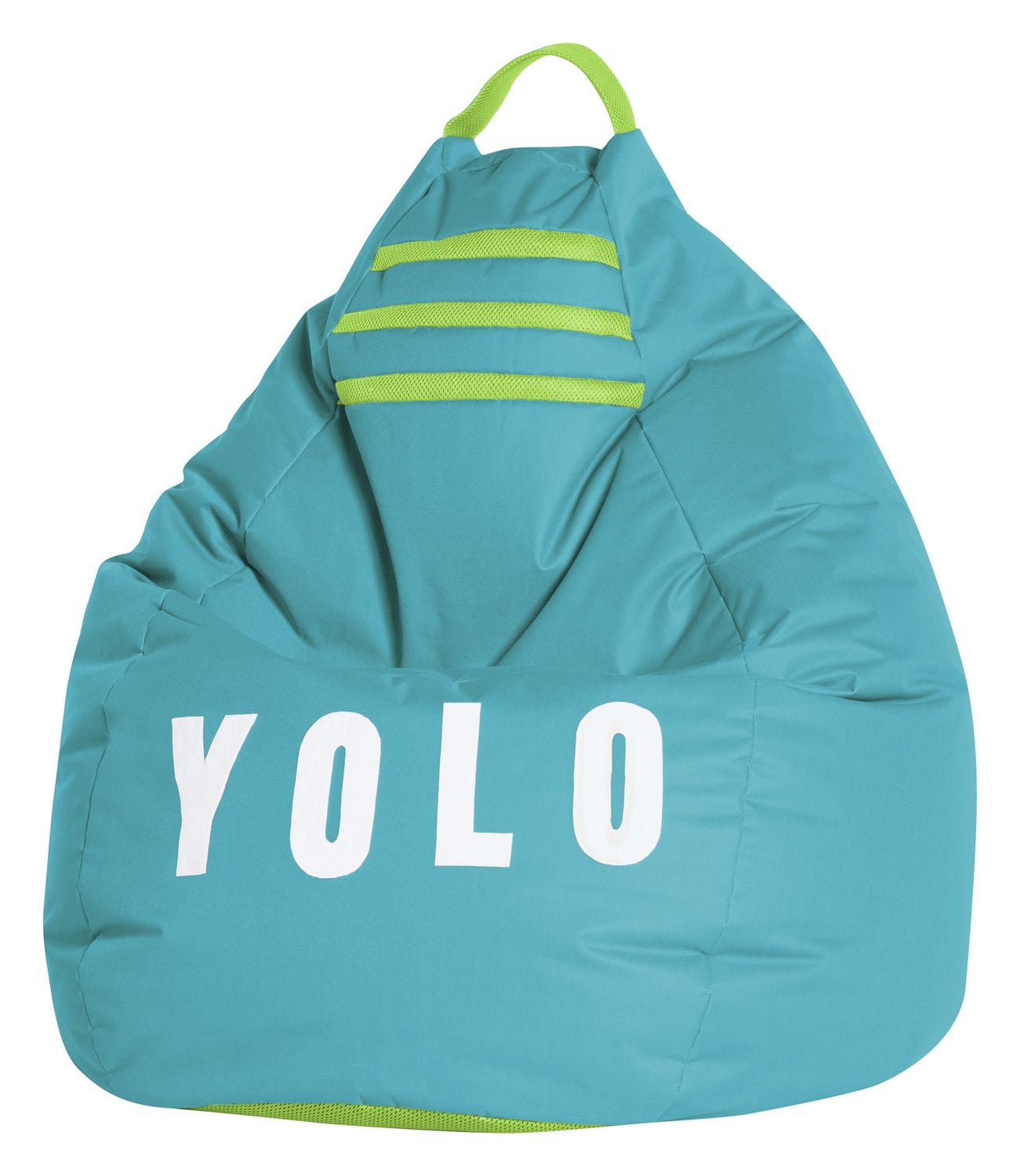 Gouchee Home Yolo Turquoise Bean Bag Chair – Water-Repellent Oxford Polyester with Polystyrene Bead Filling, Suitable for Adults and Teens, Lightweight & Portable Seating for Dorm or Living Room