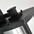 thumbnail image 3 of CHLOE Quill Transitional 1 Light Textured Black Outdoor Wall Sconce 14" Height, 3 of 3