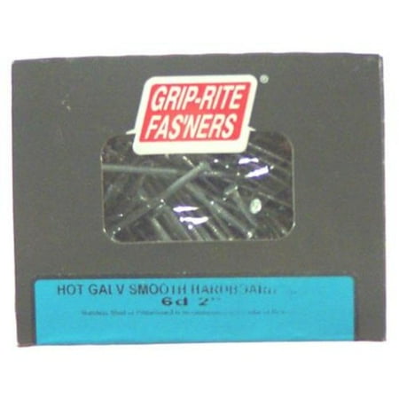 Grip Rite 6HGSMHS1 1 Lb 6D Hot Galvanized Smooth Shank Siding Nail