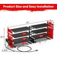 thumbnail image 2 of Large Power Tool Organizer Wall Mount with Charging Station,4 Layer Heavy Duty Metal Tool Storage Shelf Loads 600lbs,Battery Utility Rack With 4 Outlet Power Strip with 8 Cordless Drill Holder, 2 of 13