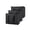 Black, variant on Extra Large Foldable Insulated Cooler Tote Bag Non-Woven Thermal Preservation Bag Reusable For Grocery Shopping Picnic Catering Hot Cold Food Transport(Black-41x33x26cm)