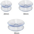 thumbnail image 3 of Ventosas de Doble Cara Compatibles con Tablero de Vidrio, 20 Ventosas sin Gancho, Ventosas de Espejo Multifuncionales, Vidrio Antideslizante de Doble Cara, 3 of 4