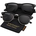 thumbnail image 1 of Polarized Sunglasses for Men and Women Semi-Rimless Frame Driving Sun glasses 100% UV Blocking, 1 of 7