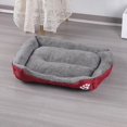 thumbnail image 1 of Large Pet Cat Dog Bed Square Plush Kennel Summer Washable Cat Mat Waterproof Mattress Pet Cushion Medium Large Dogs Pet Supplies ShopWise Round, 1 of 12