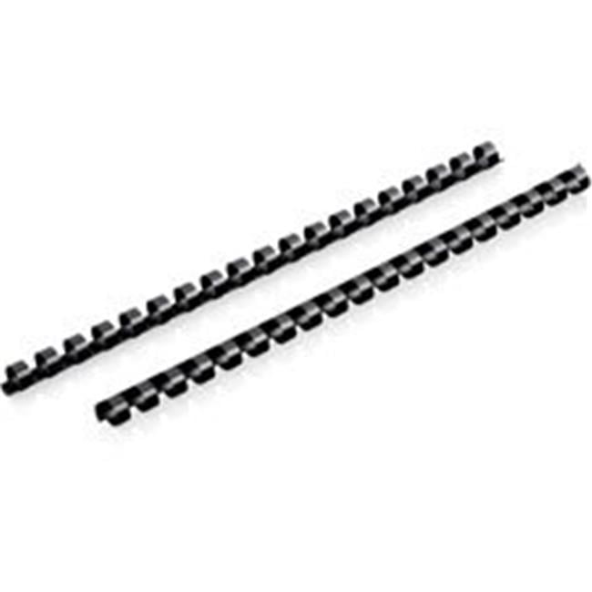 Mead MEA4000132 0.37 in. Comb Bind Binding Spines, Black Walmart Canada