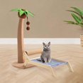 thumbnail image 6 of Bed with Hanging Interactive Squeaky Balls Beach Chair Scratcher for Grinding Claw Playing Furniture Protector Kitty With Sisal Roller, 6 of 9