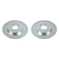 thumbnail image 2 of Power Stop Rear Pair of Drilled and Slotted Brake Rotor JBR1778XPR, 2 of 3