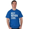 thumbnail image 4 of Best Nephew Ever Family Aunt Uncle Men's Graphic T Shirt Tees Brisco Brands X, 4 of 6