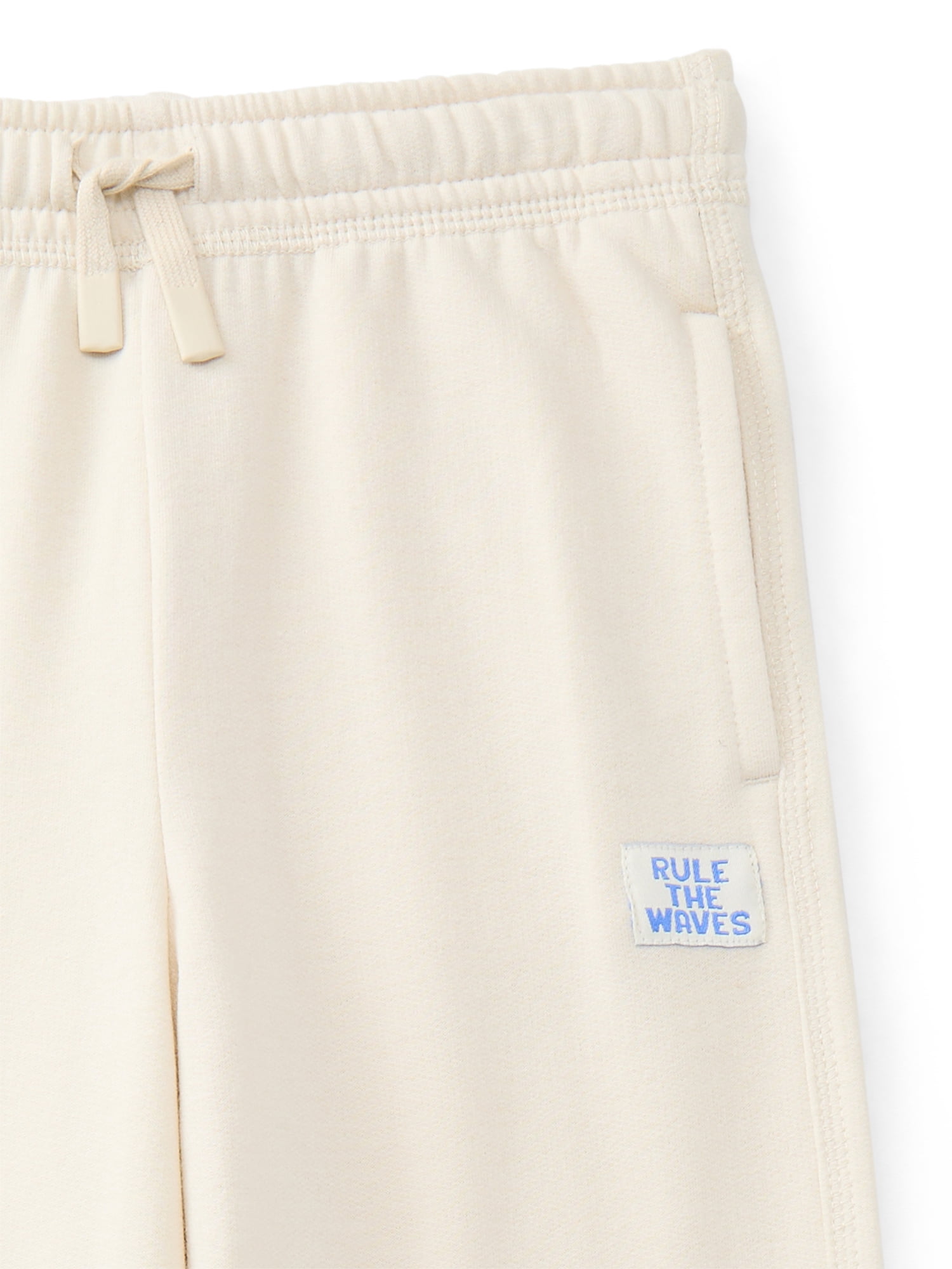 Wonder Nation Little Boys Lightweight Fleece Jogger Pants, Sizes 4-10