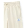 thumbnail image 2 of Wonder Nation Little Boys Lightweight Fleece Jogger Pants, Sizes 4-10, 2 of 3