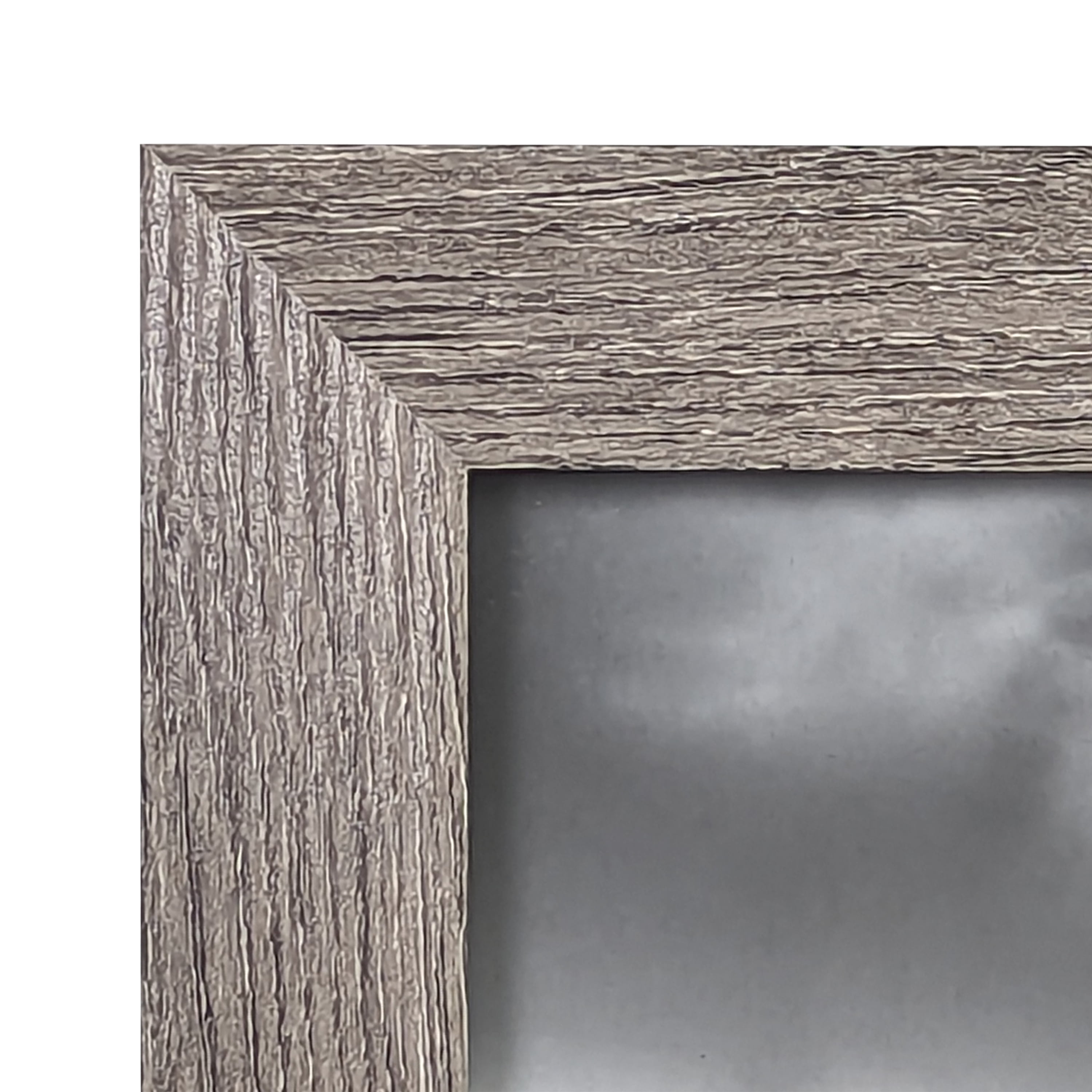 (2 pack) Mainstays – 8x10 Picture Frame – Rustic Gray Gallery Bevel Program Tabletop & Wall Photo Frame