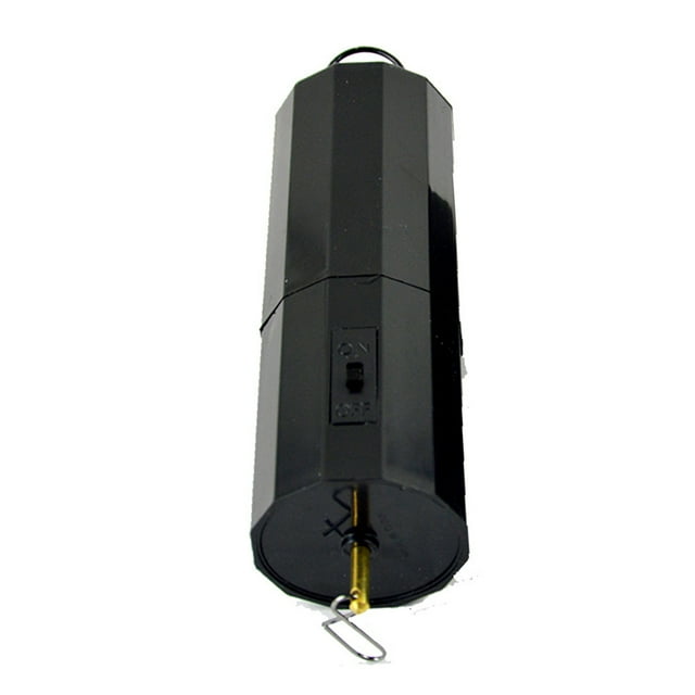 Cateissary Molino de viento con energía solar ABS, motor giratorio negro, fácil de colgar, para decorar Decoración del hogar negro
