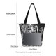 thumbnail image 3 of Disketp Gothic Skull Floral Art Bolsa de Hombro Casual para Mujer, Bolso Cruzado para Compras, Viajes y Uso Diario, 3 of 6