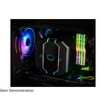 thumbnail image 6 of Cooler Master MasterFan MF120 Halo Duo-Ring Addressable RGB Lighting 120mm 3 Pack w/ 24 Independently-Controlled LEDS, Absorbing Rubber Pads, PWM Static Pressure for Computer Case & Liquid Radiator, 6 of 20