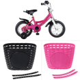 thumbnail image 2 of Cesta de bicicleta hueca para niños, bicicleta, triciclo, scooter, almacenamiento, manillar delantero, placa, 2 of 5