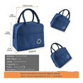 thumbnail image 2 of Lunch bag, insulated lunch bag Reusable tote bag Lunch box, suitable for boys, girls and children, equipped with cutlery storage bag, cooler bag, idea, 2 of 4