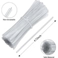 thumbnail image 3 of Clear 300Pcs, 5 Inch Metal Wire Plant Garden Twist Tie for Plastic Bags, Treat Bags, Gift Wrapping, Crafts, Garden, Bread Bags, Transparent Reusable Ties, 3 of 3