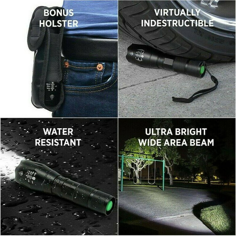 tilgivet Intrusion Lave om 50000lm Lumitact G700 LED Tactical Flashlight Military Grade Torch -  Walmart.com
