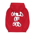 thumbnail image 6 of MAWOTEA Child of God Double Side Print,Girls hoodie Fleece Lined Made From 50% Cotton 50% Polyster,Long Sleeve Design Size 5 Years- Size 12 Years, 6 of 8