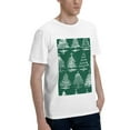 thumbnail image 2 of Bingfone Christmas Trees Men'S Loose Fit Short-Sleeve Pocket T-Shirt, 2 of 7