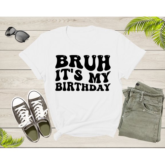 It Is My Birthday Crew Squad Gift Boy Girl Sister Brother T-Shirt Birthday Present T Shirt for Men Women Kids Boys Girls Graphic Tshirt