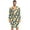 Abstract Groovy Overlapping Circles, variant on Men Robe Lightweight Soft Bathrobes Kimono Nightgown Gold Leaves and Elegant Flower