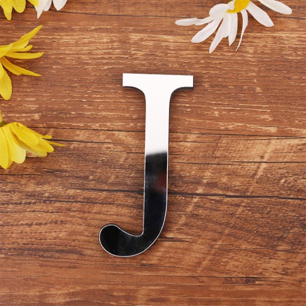 Stylish 3d Mirror Wall Sticker Letters Diy Art Mural For Home Room Decor Acrylic Decals J Walmart Com Walmart Com