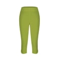 thumbnail image 5 of Women's Yoga Shorts Leggings For Women 2024 High Waisted Cutout Yoga Lightweight Cozy Cropped Pants Solid Soft Pajams Pants, Women's Yoga Shorts M, 5 of 5