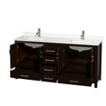 thumbnail image 2 of Wyndham Collection Wcs141472d-Qtz-Unsmxx Sheffield 72" Free Standing Double Basin Vanity, 2 of 7
