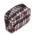 thumbnail image 2 of Bolsa organizadora de maquillaje para cosméticos Vera Bradley Fireplace Plaid, 2 of 2