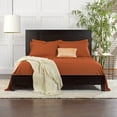 thumbnail image 5 of PURE BAMBOO Pillowcases - Queen Size 2-piece Set (20"x30") - Genuine 100% Organic Bamboo Viscose, Luxuriously Soft & Cooling, Double Stitching, Envelope Closure (2 Queen Pillowcases, Terracotta), 5 of 6