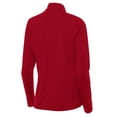 thumbnail image 3 of Women's Antigua  Red New England Patriots 2025 AFC Champions Intent Quarter-Zip Pullover, 3 of 3