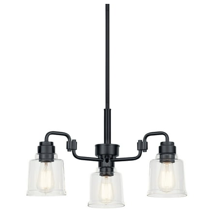 

Kichler 52397 Aivian 3 Light 23 Wide Chandelier - Black