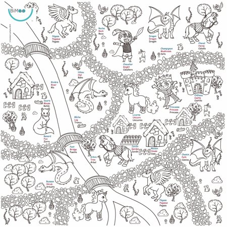 le fantastique nappe multilingue a colorier walmart canada coloriage voitures