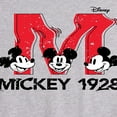 thumbnail image 2 of Disney - Mickey & Friends - Large Letter M - 1928 - Glitch - Men's Jersey Tank Top, 2 of 4