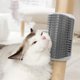 thumbnail image 4 of 2Pcs Wall Mounted Cat Brush, Cat Grooming Wall Corner Massage Comb with Catnip Catnip, for Long and Short Fur Cats Dogs, 4 of 5