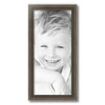 thumbnail image 2 of ArtToFrames 10" x 22" Muted Silver Picture Frame, 10x22 inch Silver Wood Poster Frame (WOM-4626),  Pack, 2 of 8
