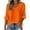 Orange, variant on Yigetop Long Sleeve Shirts for Women, Women Long Sleeve Tops Casual V Neck Tshirts Basics Tee 2025 Fall Trendy Clothes Womens Long Sleeve T Shirts Black L