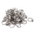 thumbnail image 1 of 50 Pcs 16mm a 25mm Diámetro Rango 8mm Ancho Abrazadera de Manguera Ajustable Tipo US, 1 of 3
