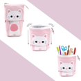 thumbnail image 3 of Cartoon Stand Up Trousse, Healwe Mignon Chat Debout Porte-Plume, 3 of 5