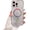 White, variant on Laser Glitter Flowing Liquid Quicksand Magnetic Phone Case for iPhone, Compatible with (White,iPhone 14 Pro)
