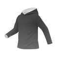 thumbnail image 2 of OGLCCG Kids Boys UPF 50+ Hoodie Shirts Long Sleeve Rash Guard Sun Protection Fishing Shirts Lightweight Outdoor Fishing Hooded Shirts 5-15 Years, 2 of 5