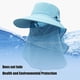thumbnail image 4 of Sombrero de pescador multifuncional unisex UPF50+ Protección solar ala ancha transpirable con, 4 of 5