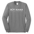 thumbnail image 2 of Boy Mama All Day Everyday Mom Son Gift | Mens Mother's Day Long Sleeve T-Shirt, Heather Grey, 2XL, 2 of 4