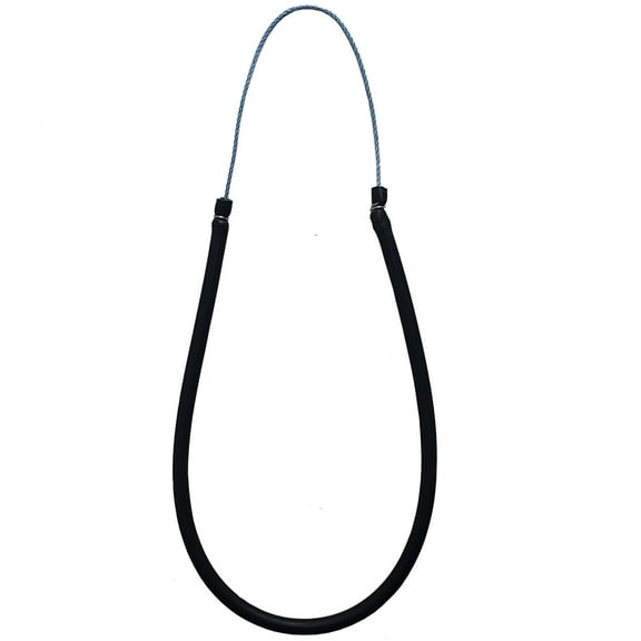 28" Pole Spear Hawaiian Sling, Black (For 5-6 Foot Pole Spear)